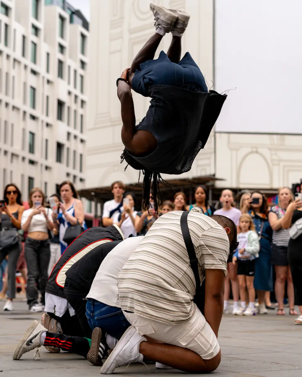 London street performer